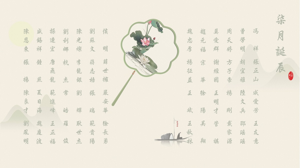 【生日祝?！抗ё?月生日的員工生日快樂！