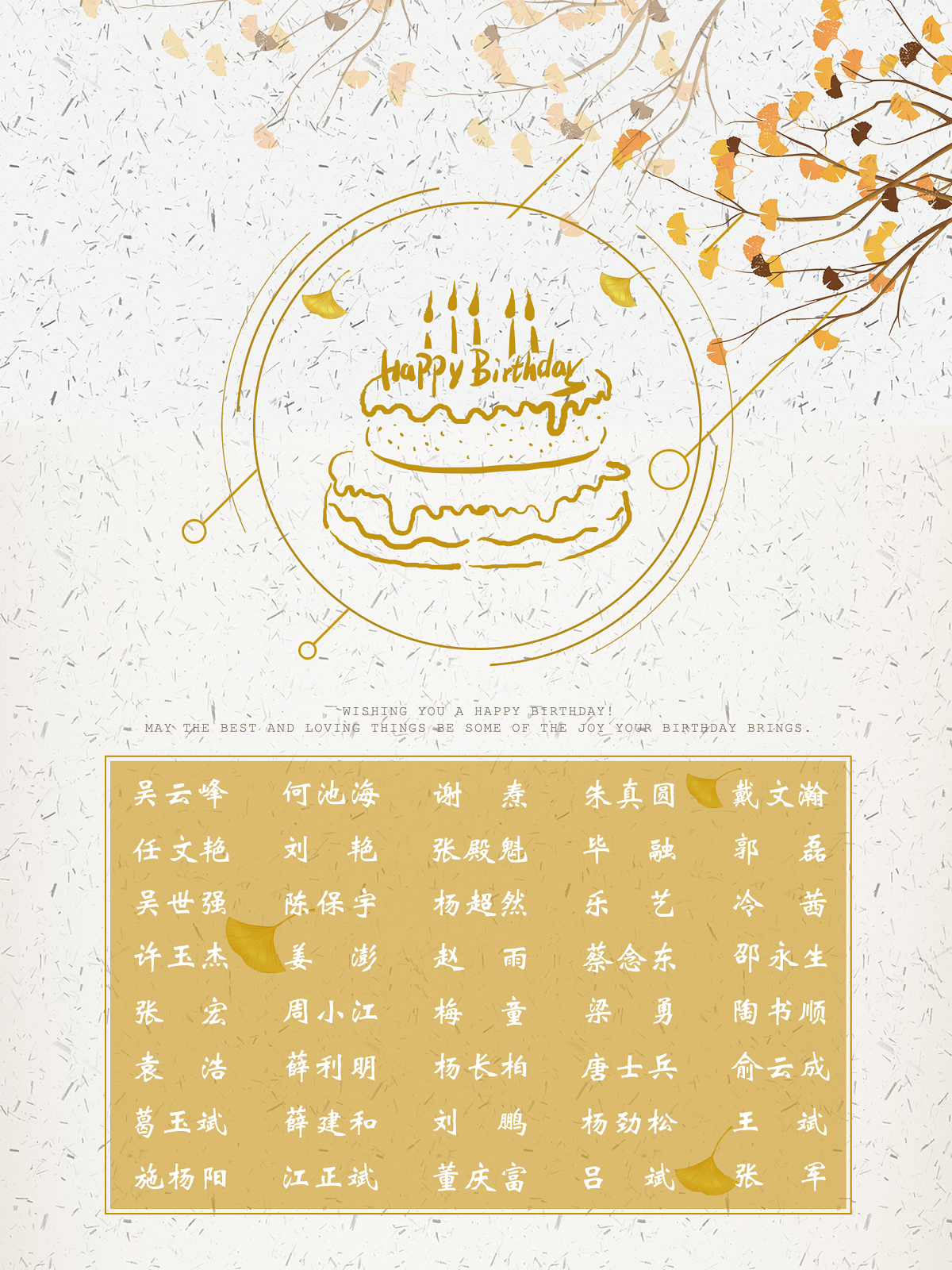 【生日祝福】恭祝9月生日的員工生日快樂！